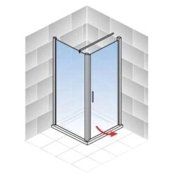 Schulte Sunny Drehtür Mit Seitenwand 90 X 80 X 180 Cm Weiß 11 Schulte Sunny Drehtür Mit Seitenwand 90 X 80 X 180 Cm Weiß -Schulte 4060991064081 5