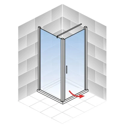 Schulte Sunny Drehtür Mit Seitenwand 90 X 80 X 180 Cm Weiß 6 Schulte Sunny Drehtür Mit Seitenwand 90 X 80 X 180 Cm Weiß – Bild 6