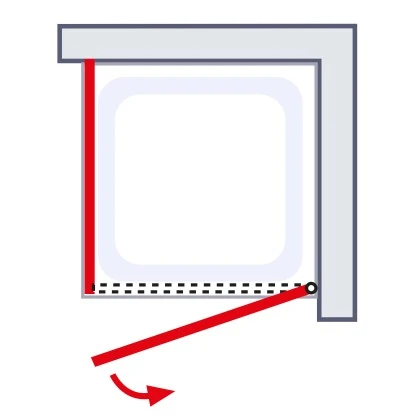 Schulte Sunny Drehtür Mit Seitenwand 80 X 90 X 180 Cm Weiß 5 Schulte Sunny Drehtür Mit Seitenwand 80 X 90 X 180 Cm Weiß – Bild 5