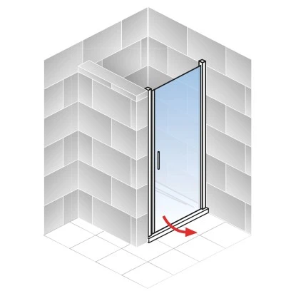 Schulte ExpressPlus Drehtür Nische AlexaStyle2.0 Depoli Light 80 X 192 Cm 4 Schulte ExpressPlus Drehtür Nische AlexaStyle2.0 Depoli Light 80 X 192 Cm – Bild 4