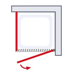 Schulte Sunny Drehtür Mit Verkürzter Seitenwand Echtglas Klar Alpinweiß 13 Schulte Sunny Drehtür Mit Verkürzter Seitenwand Echtglas Klar Alpinweiß -Schulte 4060991064180 5