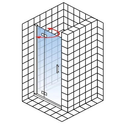 Schulte MasterClass Drehtür An Nebenteil Für Nische 90 X 200 Cm Chromoptik 6 Schulte MasterClass Drehtür An Nebenteil Für Nische 90 X 200 Cm Chromoptik – Bild 6
