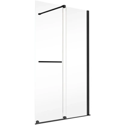 Schulte Walk In Schiebetür Toura Rollen 200 X 120 Cm Schwarz Klar Hell Festel. R 2 Schulte Walk In Schiebetür Toura Rollen 200 X 120 Cm Schwarz Klar Hell Festel. R – Bild 2