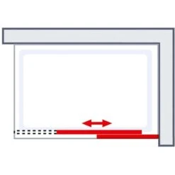 Schulte Walk In Schiebetür Toura Rollen 200 X 120 Cm Schwarz Klar Hell Festel. R 10 Schulte Walk In Schiebetür Toura Rollen 200 X 120 Cm Schwarz Klar Hell Festel. R -Schulte 4060991069871 2053 5