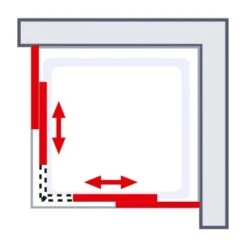 Schulte Eckeinstieg Mit Schiebetüren Sunny 180 Cm X 75-90 Cm Schwarz Klarglas 12 Schulte Eckeinstieg Mit Schiebetüren Sunny 180 Cm X 75-90 Cm Schwarz Klarglas -Schulte 4060991070167 2053 AI 02