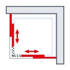 Schulte Eckeinstieg Mit Schiebetüren Sunny 180 Cm X 75-90 Cm Silber Glasdekor 13 Schulte Eckeinstieg Mit Schiebetüren Sunny 180 Cm X 75-90 Cm Silber Glasdekor -Schulte 4060991070211 2053 AI 02