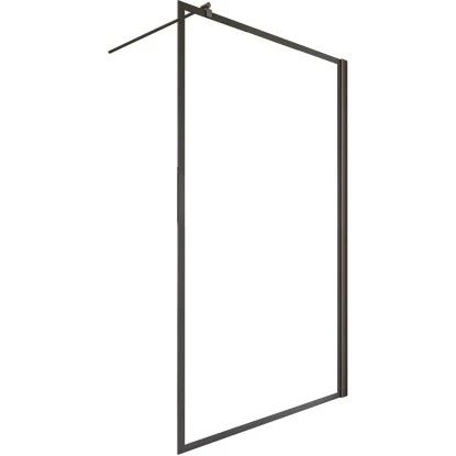 Schulte Walk In Frontteil Alexa Style 2.0 Dekor Frame Mattschwarz 200 X 90 Cm 2 Schulte Walk In Frontteil Alexa Style 2.0 Dekor Frame Mattschwarz 200 X 90 Cm – Bild 2
