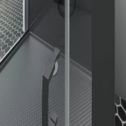 Schulte ExpressPlus Komplettdusche-Schiebetür Bali Mattschwarz 215 Cm X 115 Cm 19 Schulte ExpressPlus Komplettdusche-Schiebetür Bali Mattschwarz 215 Cm X 115 Cm -Schulte 4060991074998 2053 CU 09