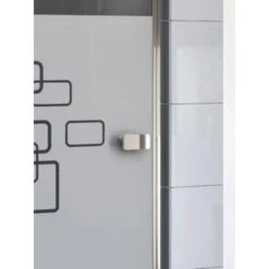 Schulte Youngline Drehtür Für Nische Chromoptik Dekor Cubic -Schulte 439638 4081 21