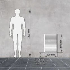 Schulte Design-Heizkörper Turbo I Mit Mittenanschluss 307 W Alpinweiß 5 Schulte Design-Heizkörper Turbo I Mit Mittenanschluss 307 W Alpinweiß -Schulte 4403432 2053 3