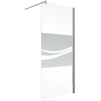 Schulte Duschwand Walk In Alexa Style 2.0 Chromoptik Dekor Liane 100 Cm 2 Schulte Duschwand Walk In Alexa Style 2.0 Chromoptik Dekor Liane 100 Cm – Bild 2