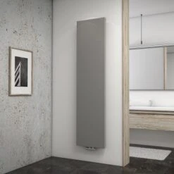 Schulte Design-Heizkörper New York Mit Mittenanschluss 771 W Reflex Grau