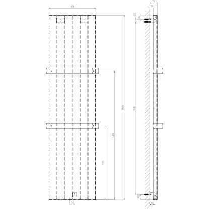Schulte Design-Heizkörper New York Mit Mittenanschluss 771 W Reflex Grau 2 Schulte Design-Heizkörper New York Mit Mittenanschluss 771 W Reflex Grau – Bild 2