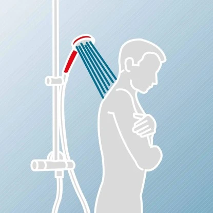 Schulte Duschsystem DuschMaster Rain Classic Eckig Edelstahloptik 3 Schulte Duschsystem DuschMaster Rain Classic Eckig Edelstahloptik – Bild 3