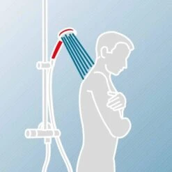 Schulte DuschMaster Rain Mit Einhebelmischer Eckig BlackStyle 11 Schulte DuschMaster Rain Mit Einhebelmischer Eckig BlackStyle -Schulte 577673 2053 3