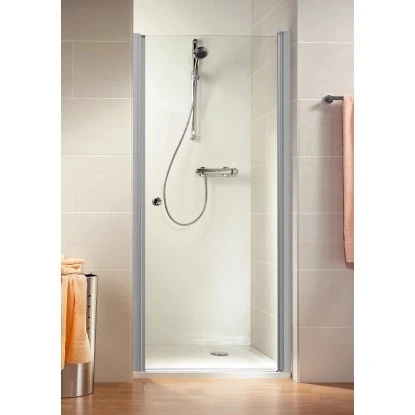 Schulte ExpressPlus Drehtür In Nische Garant Alu Natur Rechts 200x100cm 1 Schulte ExpressPlus Drehtür In Nische Garant Alu Natur Rechts 200x100cm