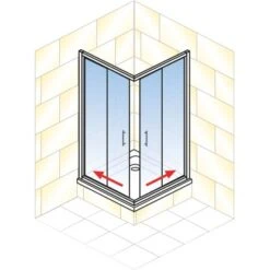 Schulte Eckeinstieg 4-teilig Sunny 80 Cm - 90 Cm X 180 Cm Silber 11 Schulte Eckeinstieg 4-teilig Sunny 80 Cm - 90 Cm X 180 Cm Silber -Schulte 78579 2053 D194416950180 2