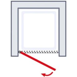 Schulte Sondermaß-Anfertigung Davita Drehtür In Nische 6 Schulte Sondermaß-Anfertigung Davita Drehtür In Nische -Schulte 820344 2053 3