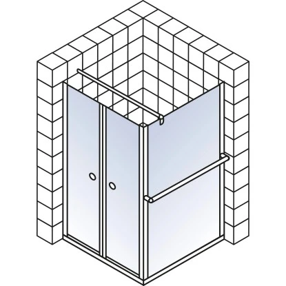 Schulte Garant Pendeltür 90 Cm Echtglas Bella 3 Schulte Garant Pendeltür 90 Cm Echtglas Bella – Bild 3