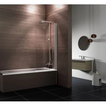 Schulte Badewannenfaltwand Komfort 1-tlg. 69,5 X 130 Cm Ohne Bohren Alu-Natur 2 Schulte Badewannenfaltwand Komfort 1-tlg. 69,5 X 130 Cm Ohne Bohren Alu-Natur – Bild 2