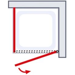 Schulte Sunny Drehtür Mit Verkürzter Seitenwand Echtglas Klar Alpinweiß 16 Schulte Sunny Drehtür Mit Verkürzter Seitenwand Echtglas Klar Alpinweiß -Schulte 984679 2053 3