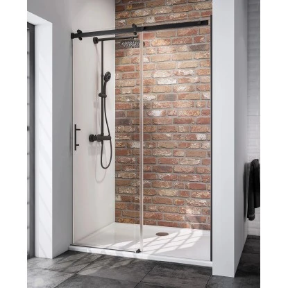 Schulte Alexa Style 2.0 Schiebetür In Nische BlackStyle 120 X 200cm 1 Schulte Alexa Style 2.0 Schiebetür In Nische BlackStyle 120 X 200cm