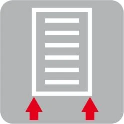 Schulte Design-Heizkörper Europa Mit Anschluss Von Unten 331 W Alpinweiß -Schulte uss unten rechts und links 1